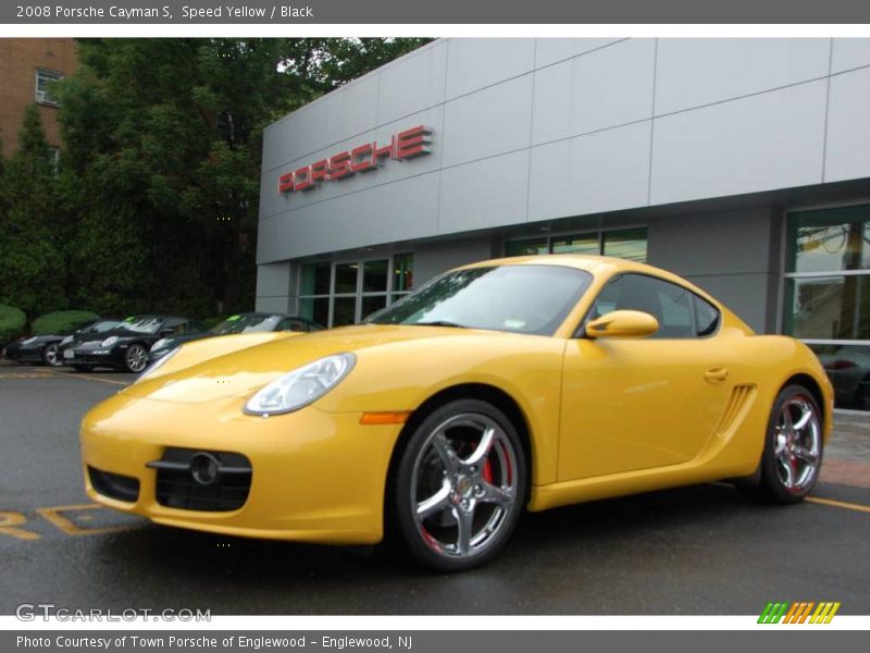 Speed Yellow / Black 2008 Porsche Cayman S