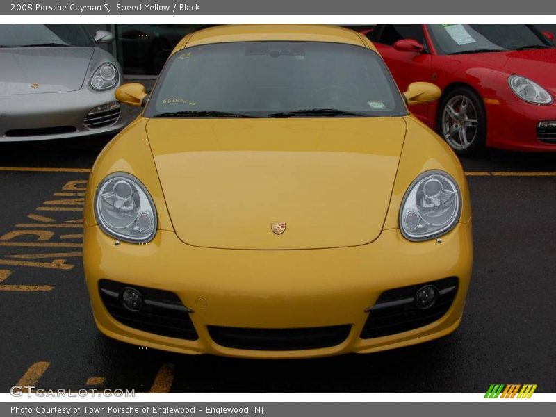 Speed Yellow / Black 2008 Porsche Cayman S