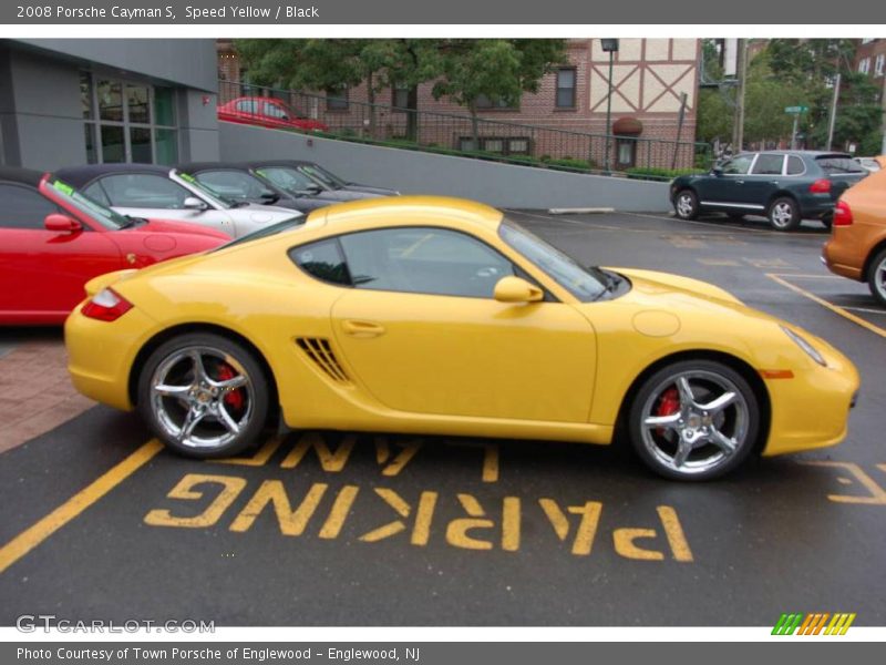 Speed Yellow / Black 2008 Porsche Cayman S