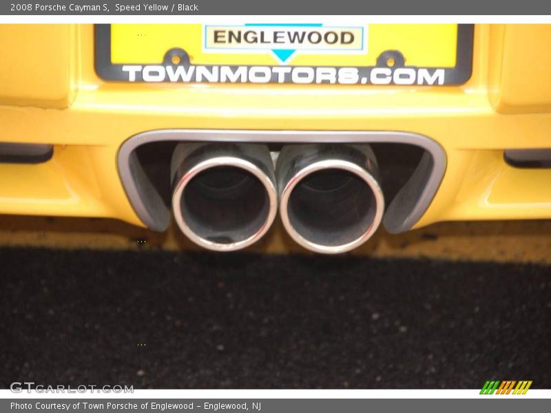 Speed Yellow / Black 2008 Porsche Cayman S