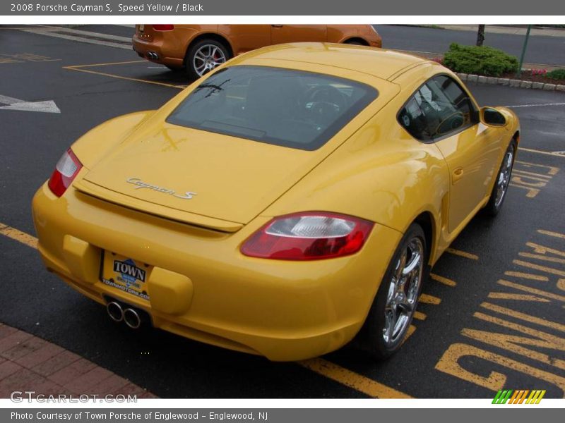 Speed Yellow / Black 2008 Porsche Cayman S
