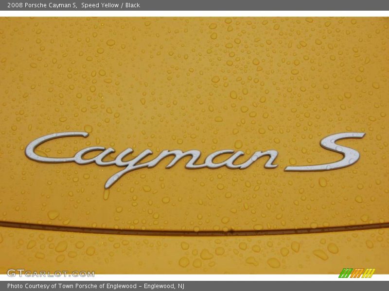 Speed Yellow / Black 2008 Porsche Cayman S