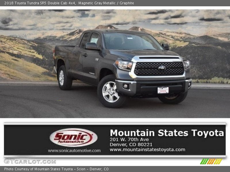 Magnetic Gray Metallic / Graphite 2018 Toyota Tundra SR5 Double Cab 4x4