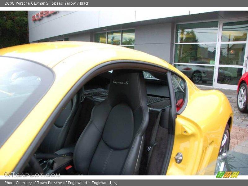 Speed Yellow / Black 2008 Porsche Cayman S