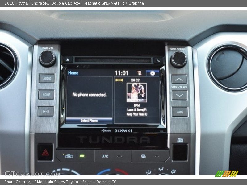 Magnetic Gray Metallic / Graphite 2018 Toyota Tundra SR5 Double Cab 4x4