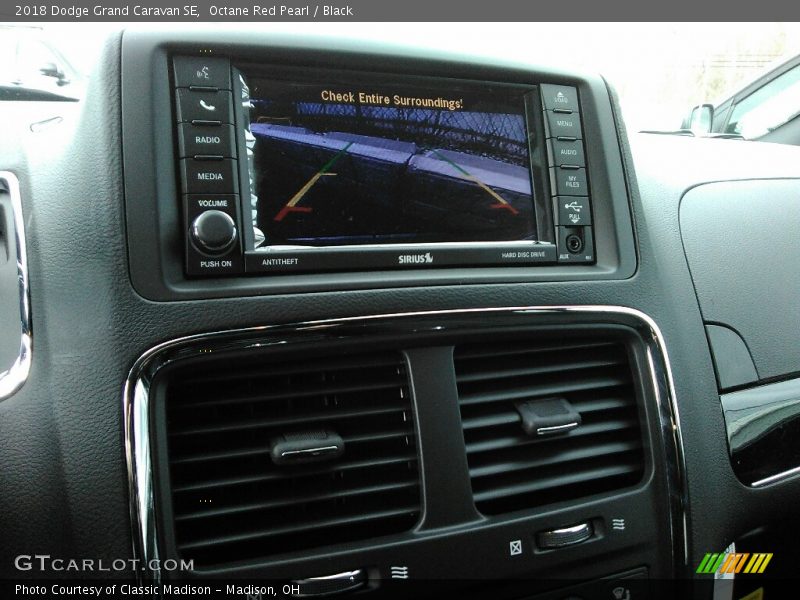 Octane Red Pearl / Black 2018 Dodge Grand Caravan SE