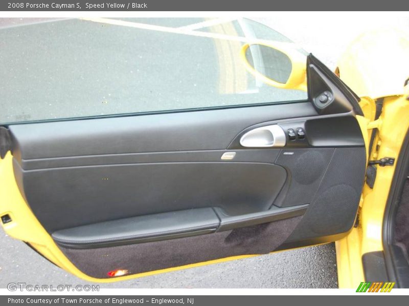 Speed Yellow / Black 2008 Porsche Cayman S