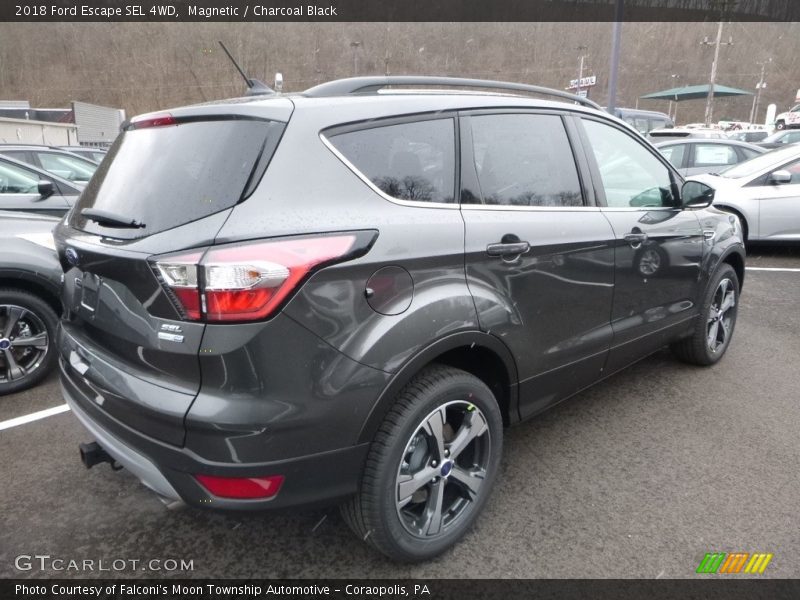 Magnetic / Charcoal Black 2018 Ford Escape SEL 4WD