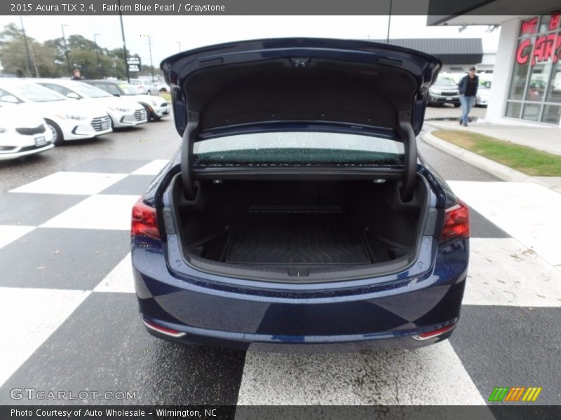 Fathom Blue Pearl / Graystone 2015 Acura TLX 2.4