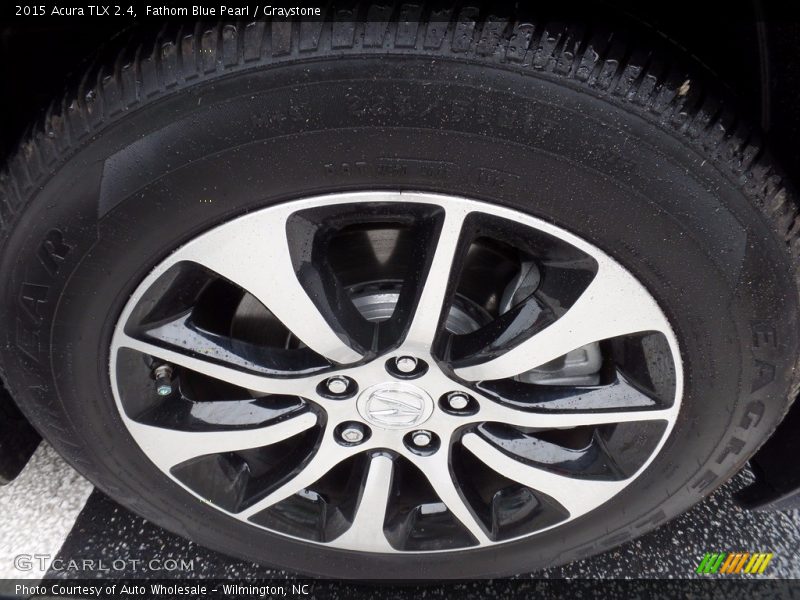 Fathom Blue Pearl / Graystone 2015 Acura TLX 2.4