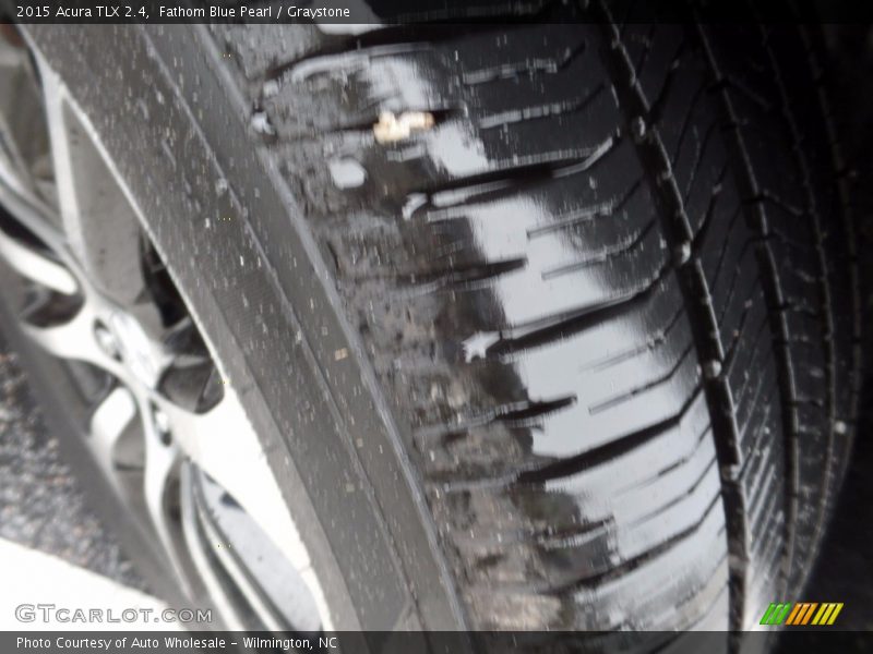 Fathom Blue Pearl / Graystone 2015 Acura TLX 2.4