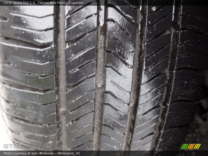 Fathom Blue Pearl / Graystone 2015 Acura TLX 2.4