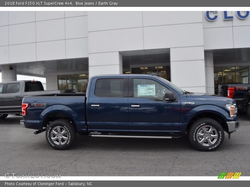 Blue Jeans / Earth Gray 2018 Ford F150 XLT SuperCrew 4x4