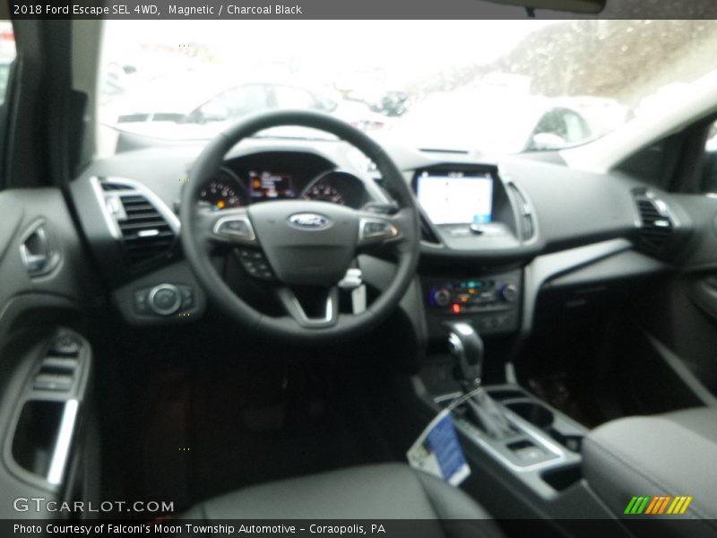 Magnetic / Charcoal Black 2018 Ford Escape SEL 4WD