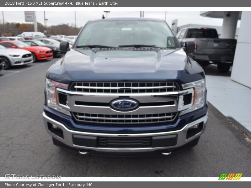 Blue Jeans / Earth Gray 2018 Ford F150 XLT SuperCrew 4x4