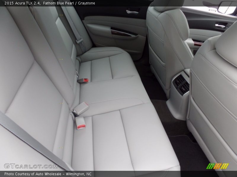 Fathom Blue Pearl / Graystone 2015 Acura TLX 2.4