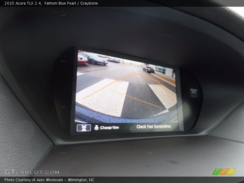 Fathom Blue Pearl / Graystone 2015 Acura TLX 2.4