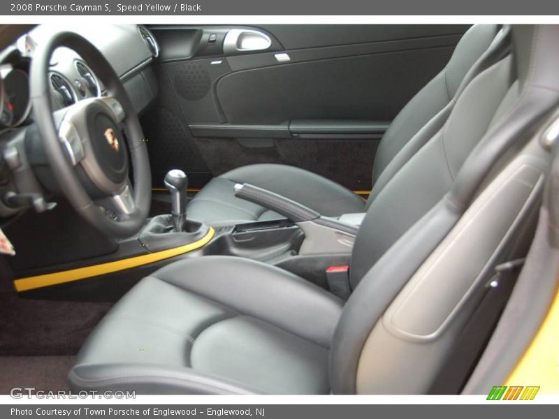 Speed Yellow / Black 2008 Porsche Cayman S