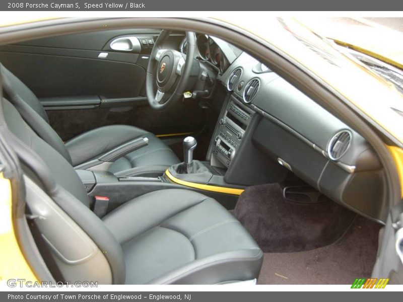 Speed Yellow / Black 2008 Porsche Cayman S