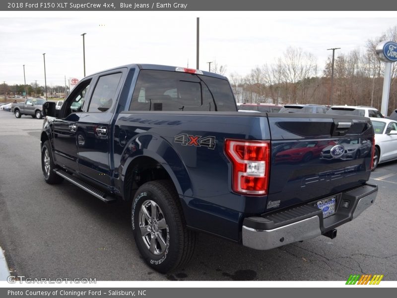 Blue Jeans / Earth Gray 2018 Ford F150 XLT SuperCrew 4x4