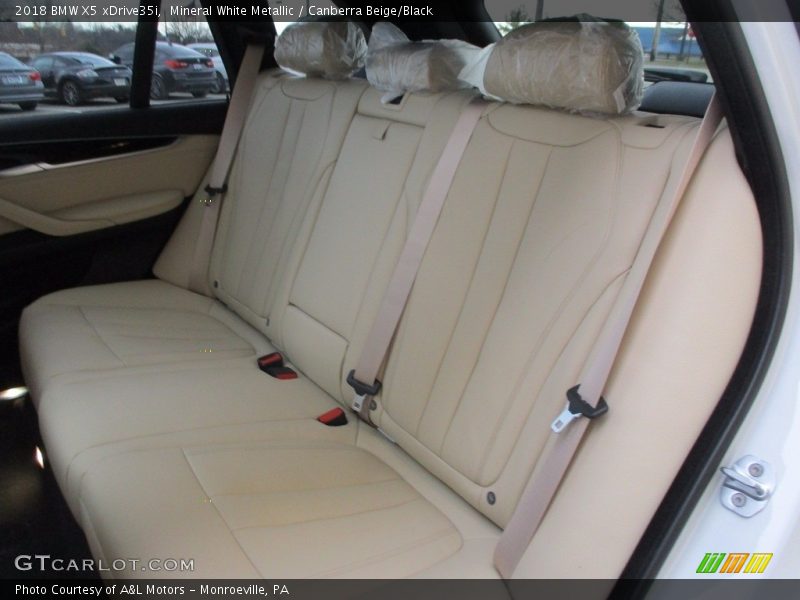 Mineral White Metallic / Canberra Beige/Black 2018 BMW X5 xDrive35i
