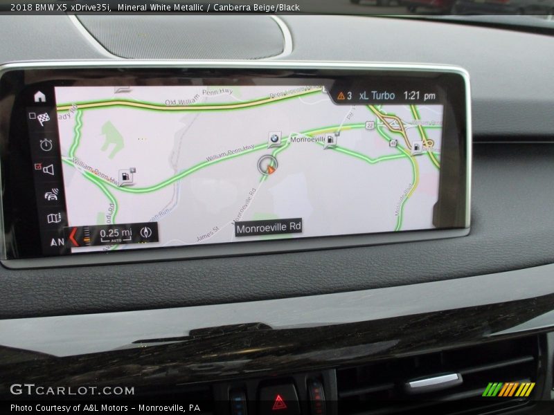 Mineral White Metallic / Canberra Beige/Black 2018 BMW X5 xDrive35i