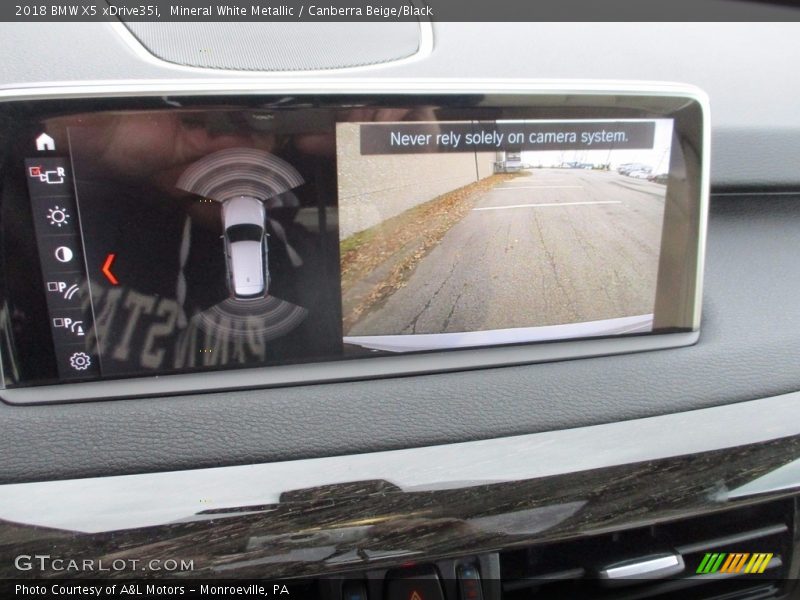 Mineral White Metallic / Canberra Beige/Black 2018 BMW X5 xDrive35i
