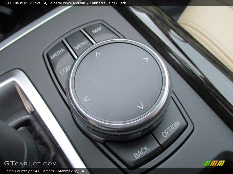 Mineral White Metallic / Canberra Beige/Black 2018 BMW X5 xDrive35i