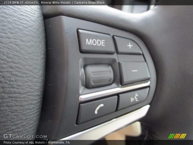 Mineral White Metallic / Canberra Beige/Black 2018 BMW X5 xDrive35i