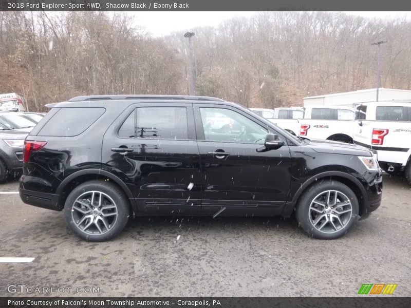 Shadow Black / Ebony Black 2018 Ford Explorer Sport 4WD