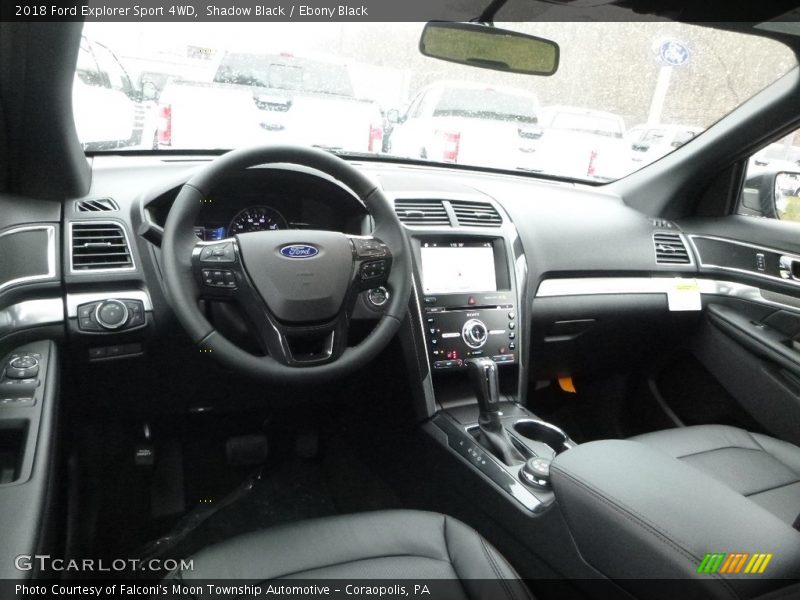 Front Seat of 2018 Explorer Sport 4WD