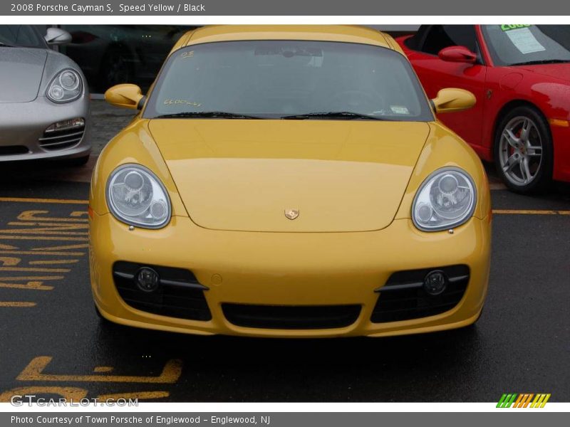Speed Yellow / Black 2008 Porsche Cayman S