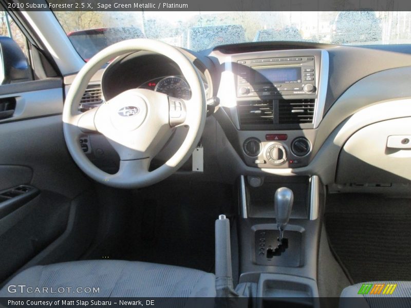 Sage Green Metallic / Platinum 2010 Subaru Forester 2.5 X