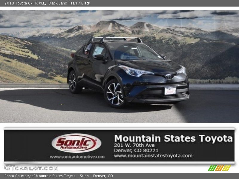 Black Sand Pearl / Black 2018 Toyota C-HR XLE