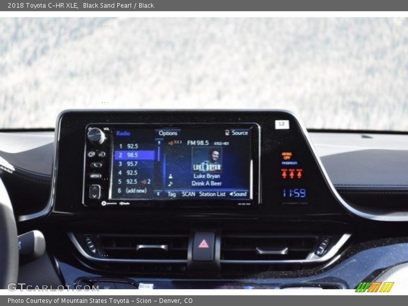 Black Sand Pearl / Black 2018 Toyota C-HR XLE