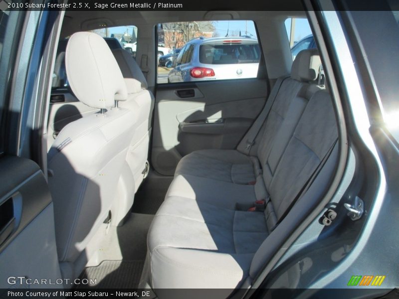 Sage Green Metallic / Platinum 2010 Subaru Forester 2.5 X