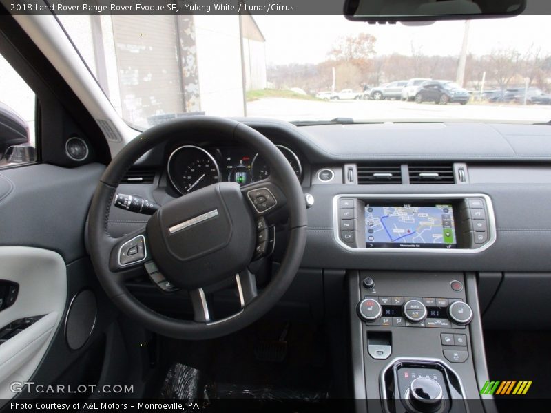 Dashboard of 2018 Range Rover Evoque SE