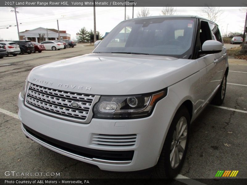 Yulong White Metallic / Ebony/Ebony 2017 Land Rover Range Rover HSE