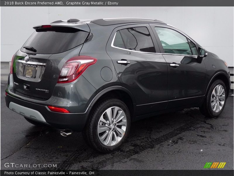 Graphite Gray Metallic / Ebony 2018 Buick Encore Preferred AWD