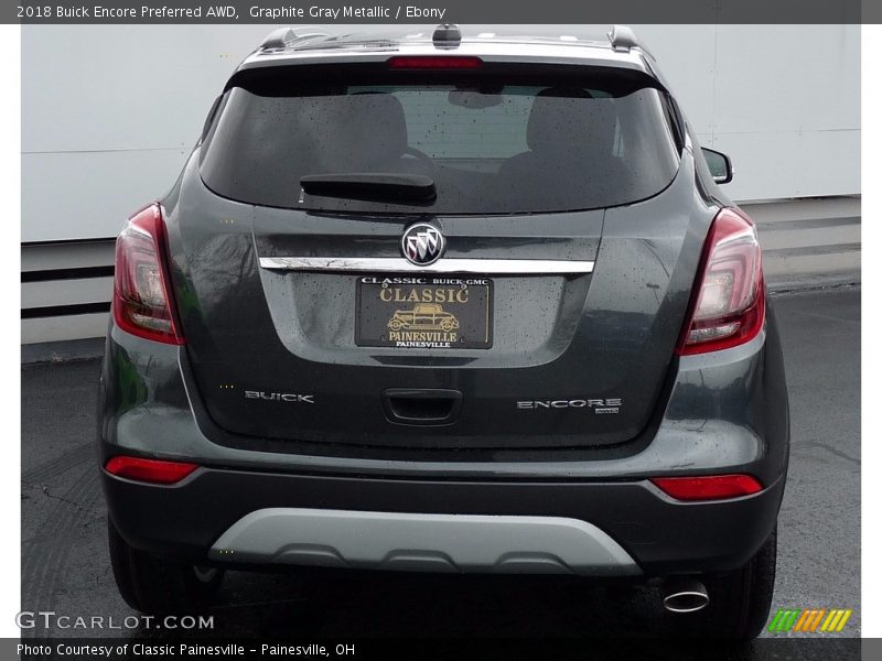 Graphite Gray Metallic / Ebony 2018 Buick Encore Preferred AWD