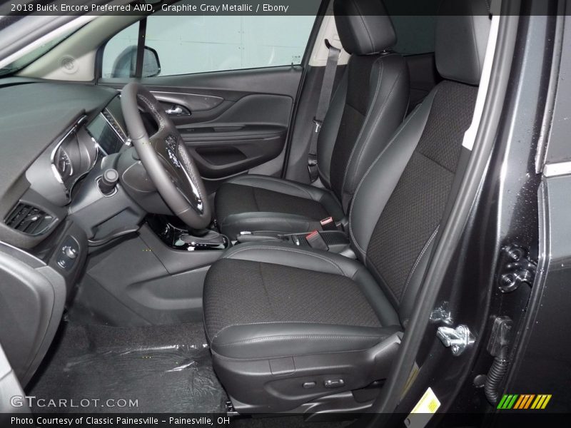 Graphite Gray Metallic / Ebony 2018 Buick Encore Preferred AWD