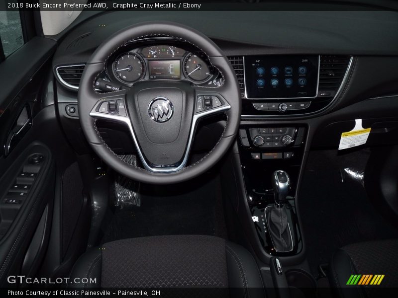 Graphite Gray Metallic / Ebony 2018 Buick Encore Preferred AWD