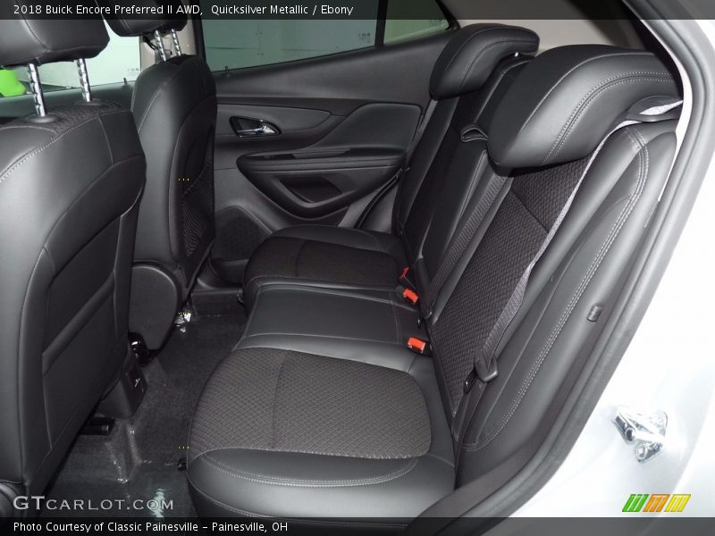 Quicksilver Metallic / Ebony 2018 Buick Encore Preferred II AWD