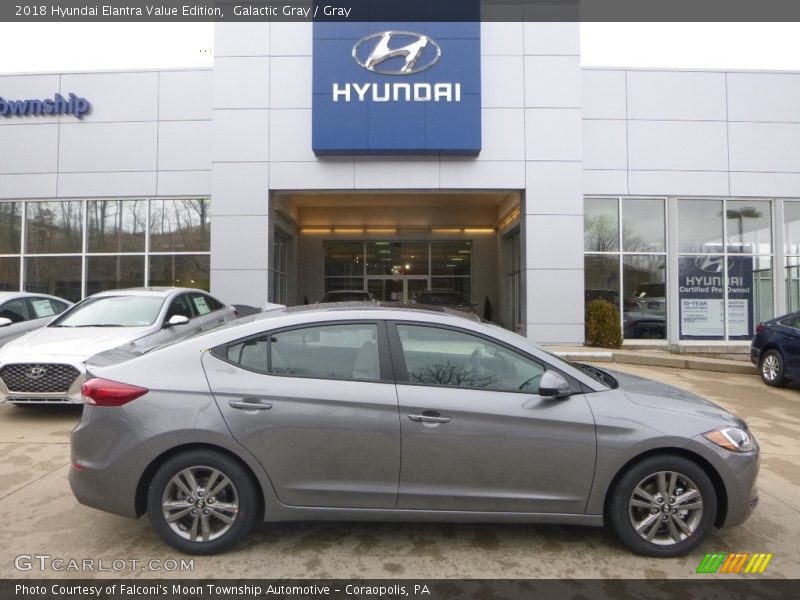 Galactic Gray / Gray 2018 Hyundai Elantra Value Edition