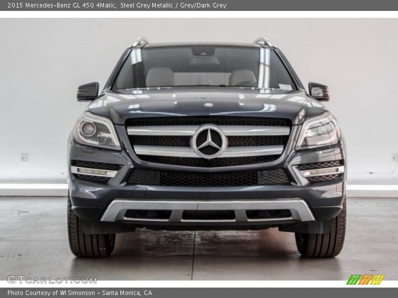 Steel Grey Metallic / Grey/Dark Grey 2015 Mercedes-Benz GL 450 4Matic