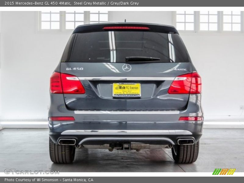 Steel Grey Metallic / Grey/Dark Grey 2015 Mercedes-Benz GL 450 4Matic