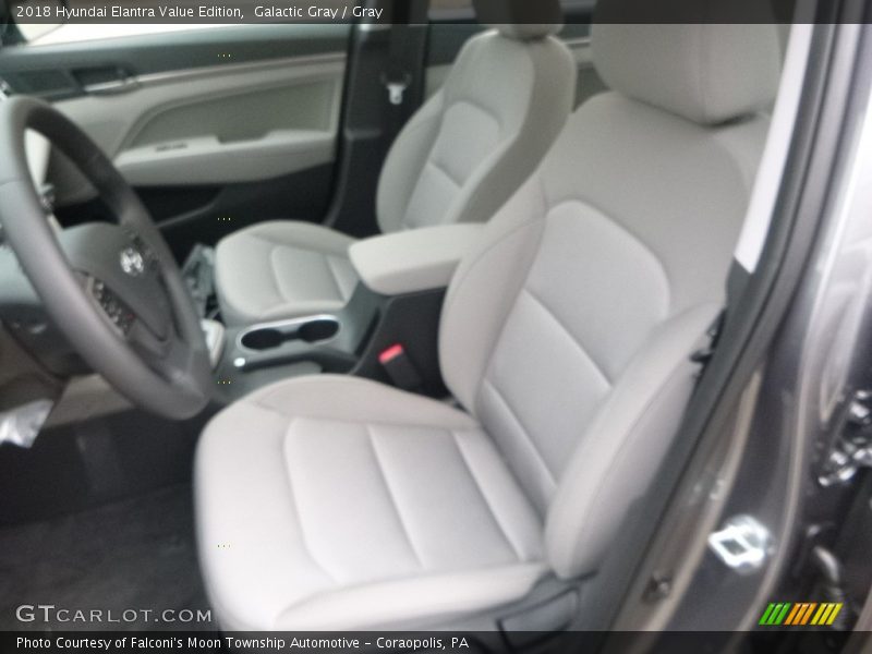 Galactic Gray / Gray 2018 Hyundai Elantra Value Edition