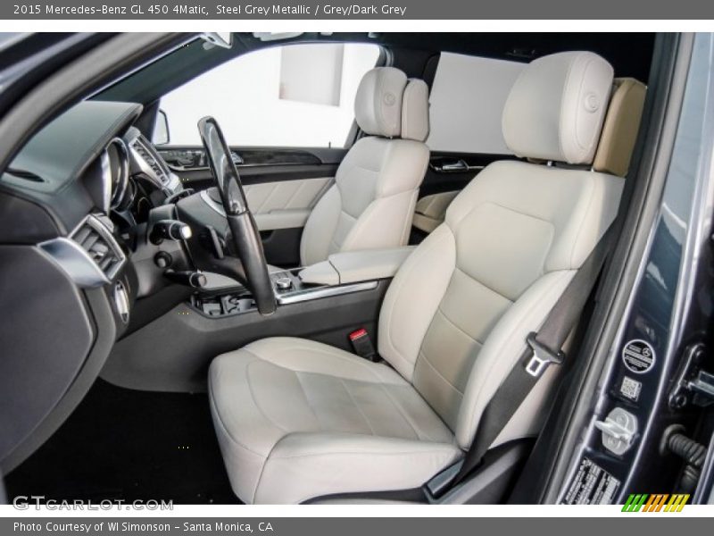 Steel Grey Metallic / Grey/Dark Grey 2015 Mercedes-Benz GL 450 4Matic