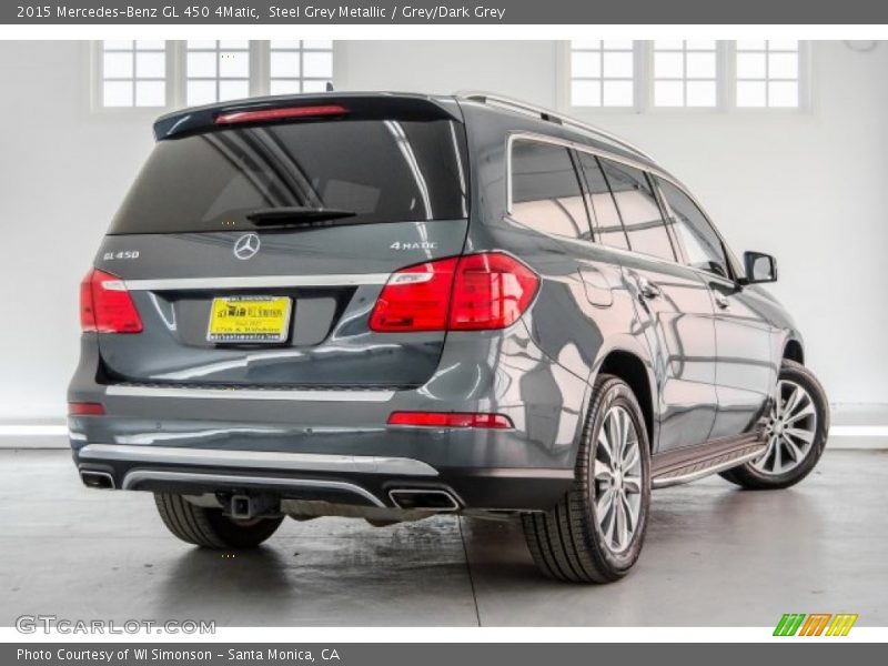 Steel Grey Metallic / Grey/Dark Grey 2015 Mercedes-Benz GL 450 4Matic