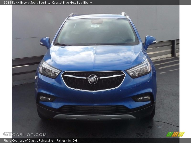 Coastal Blue Metallic / Ebony 2018 Buick Encore Sport Touring